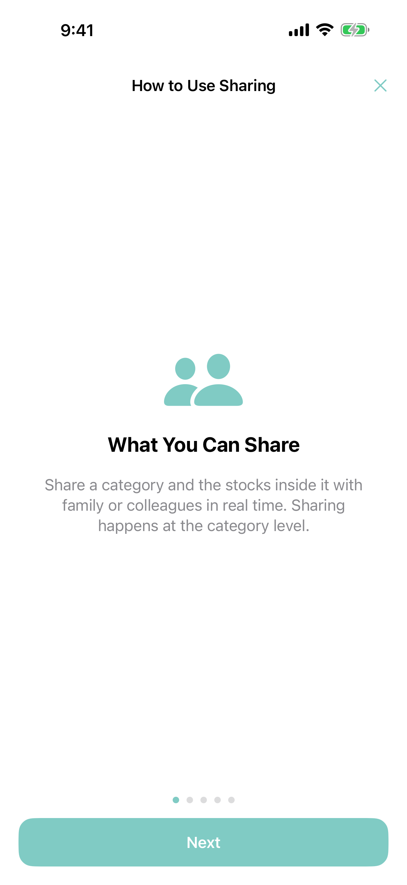 Share with Family & Friendsscreen